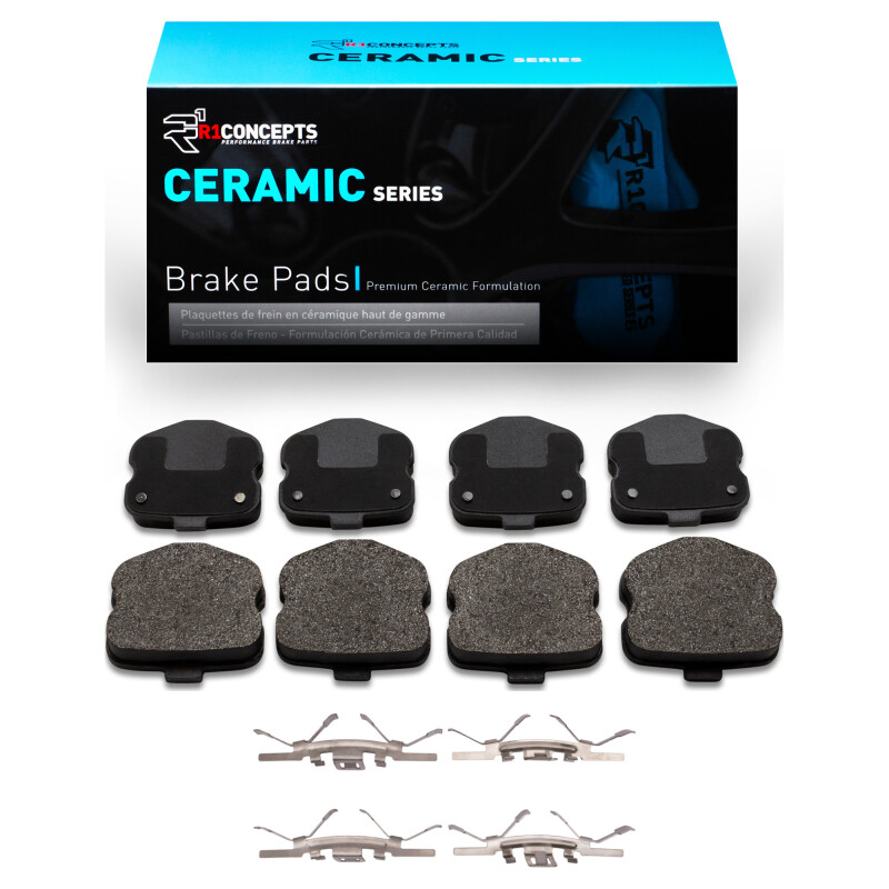 Chevrolet Corvette Brake Pads - Rear - R1 Concepts - Ceramic - `06-`13